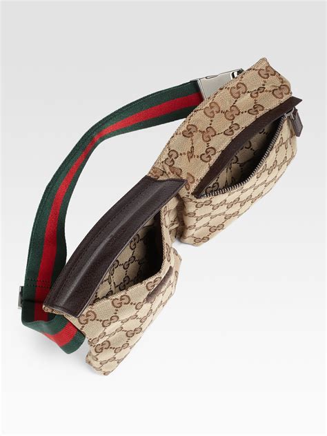 canvas gucci belt bag|pre owned gucci belt bag.